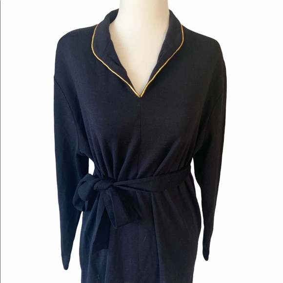 Vintage long sweater with waist tie - Picture 1 of 3